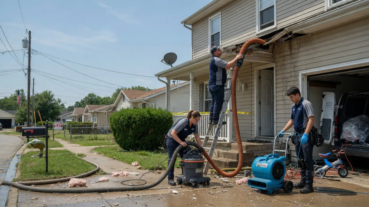 Water Damage Restoration in Shobonier, IL near me